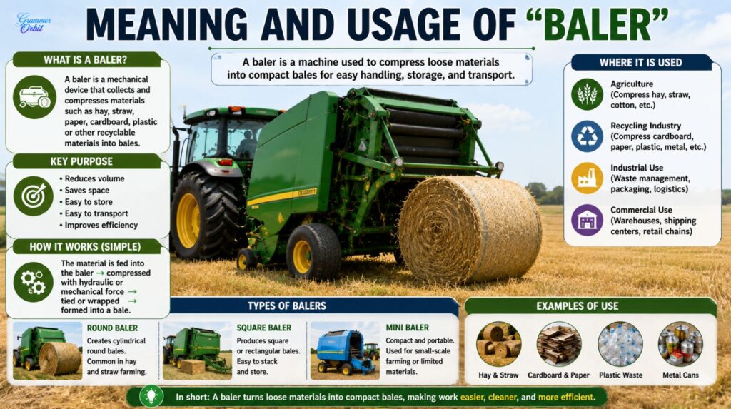 Bailer or Baler 