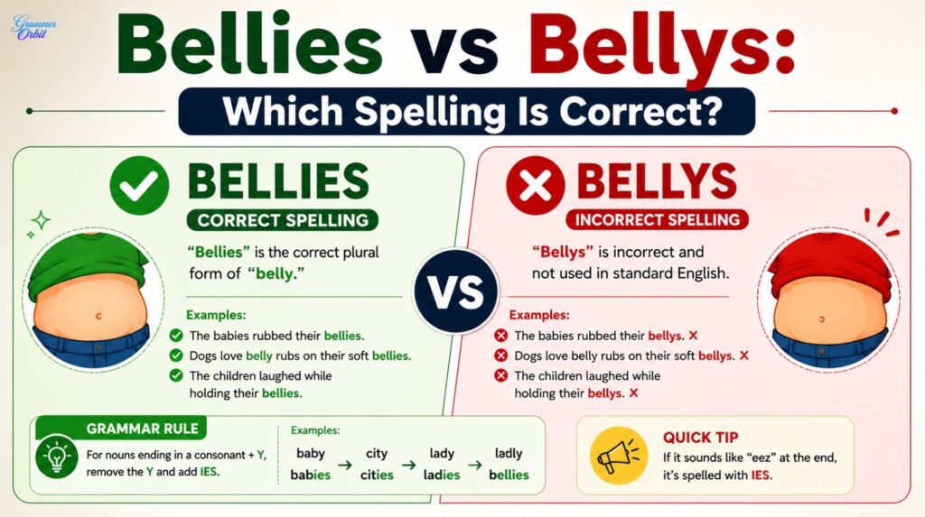 Bellies vs Bellys 