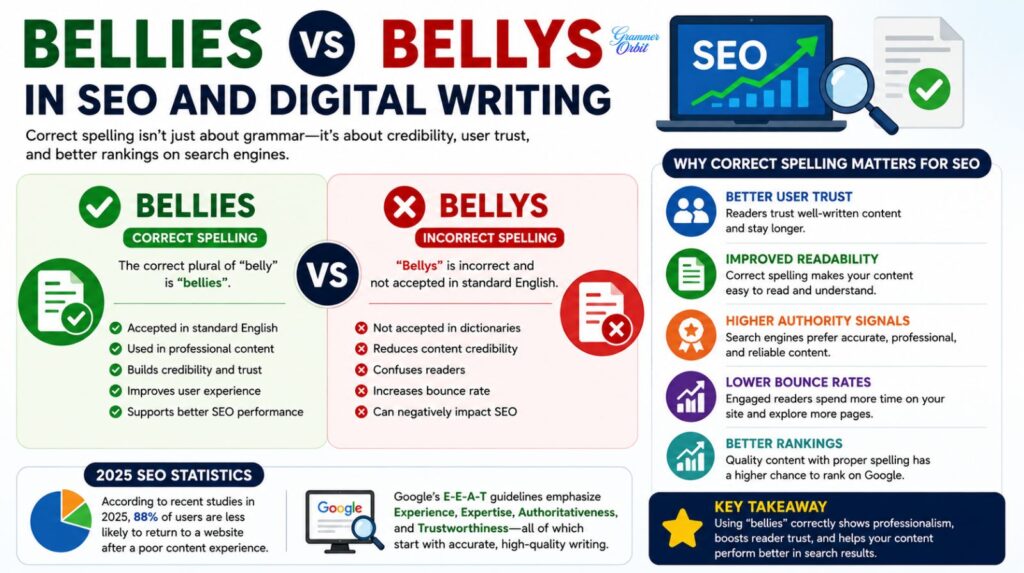 Bellies vs Bellys 

