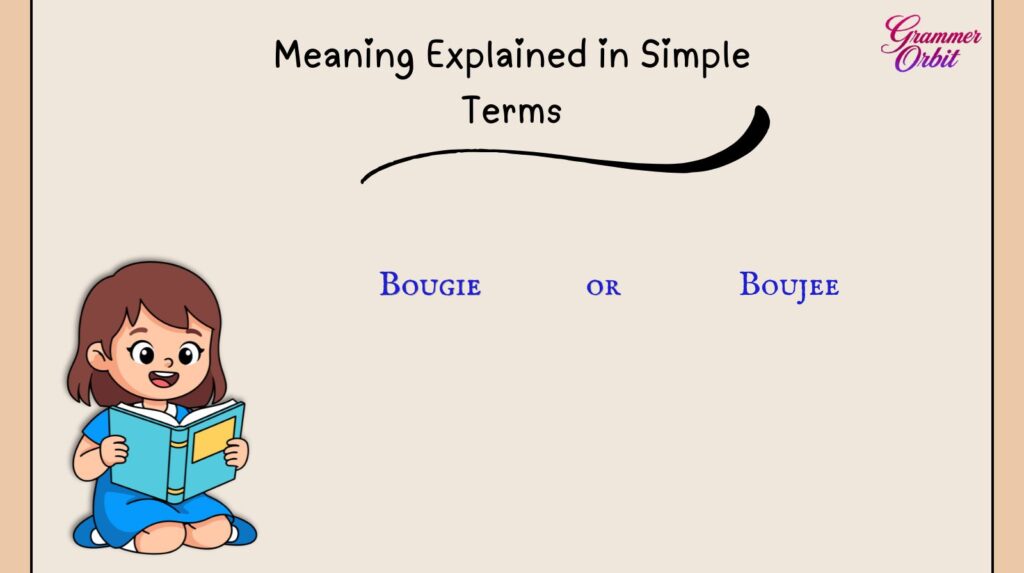 Bougie or Boujee Meaning Explained in Simple Terms