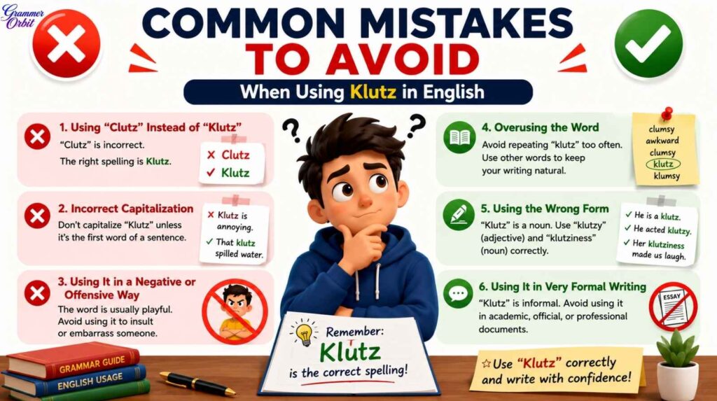 Clutz or Klutz 