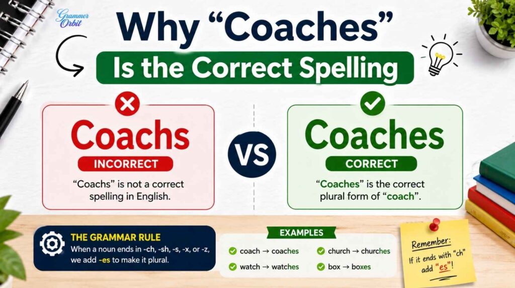 Coachs or Coaches 