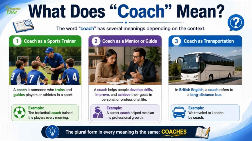 Coachs or Coaches 