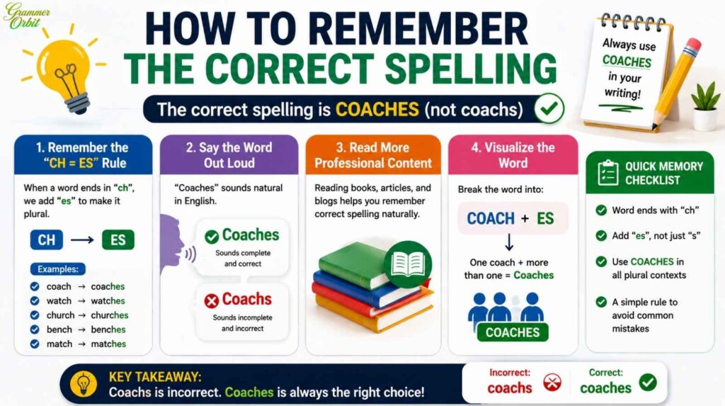 Coachs or Coaches 