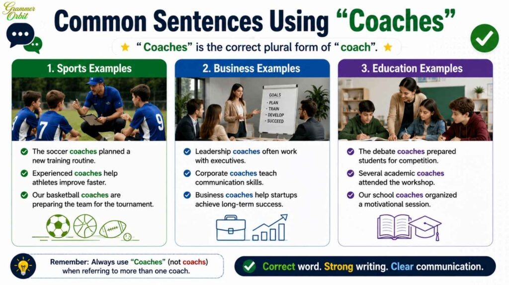 Coachs or Coaches 