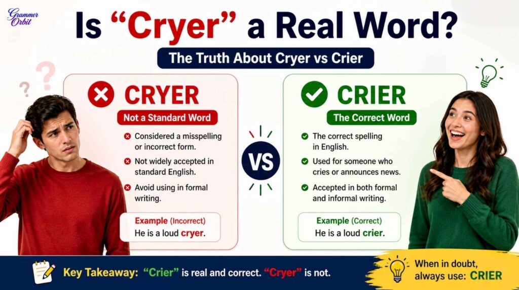 Cryer vs Crier 