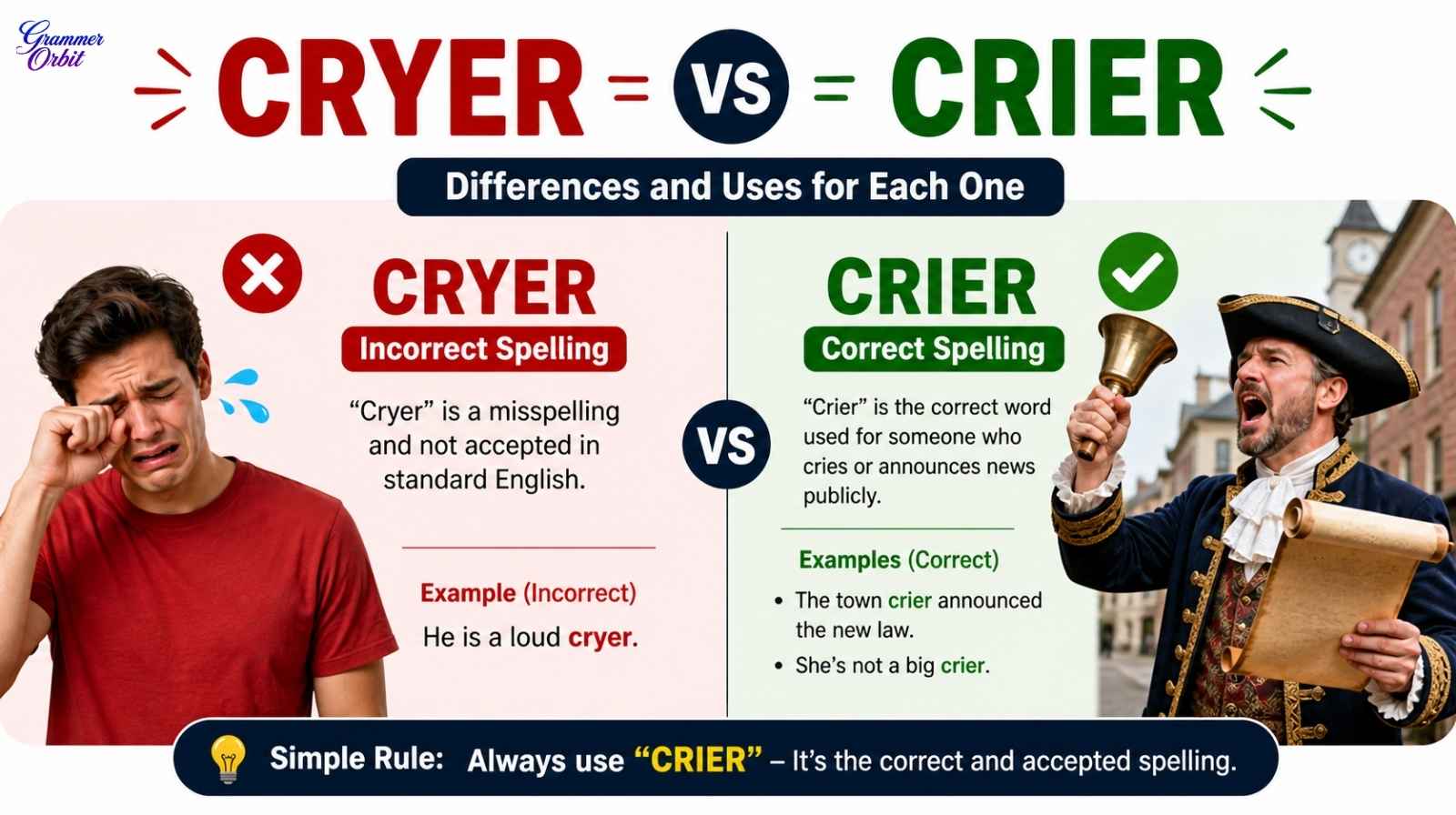 Cryer vs Crier