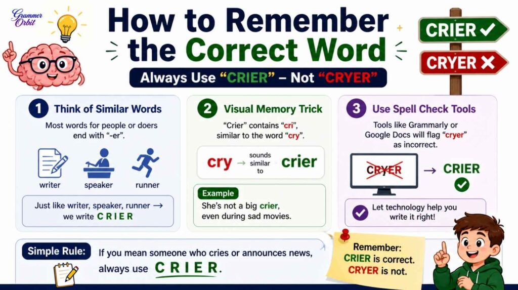 Cryer vs Crier 