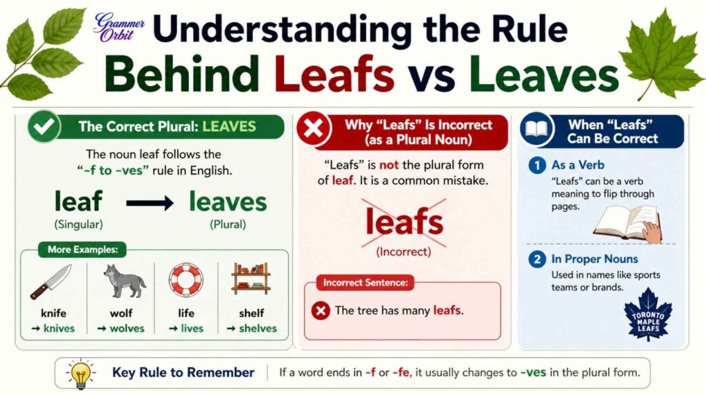 Leafs or Leaves 