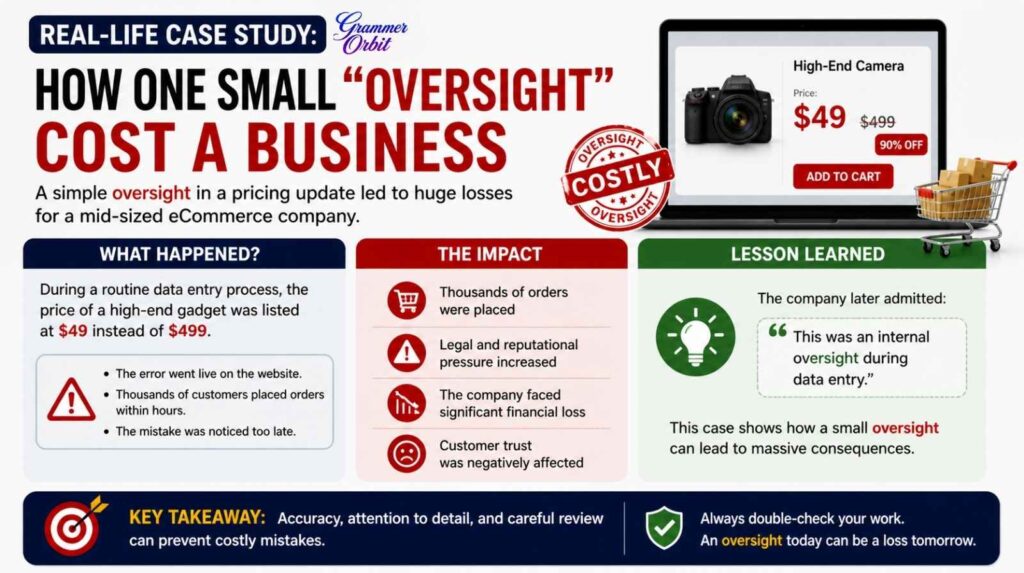 Oversight vs Oversite 