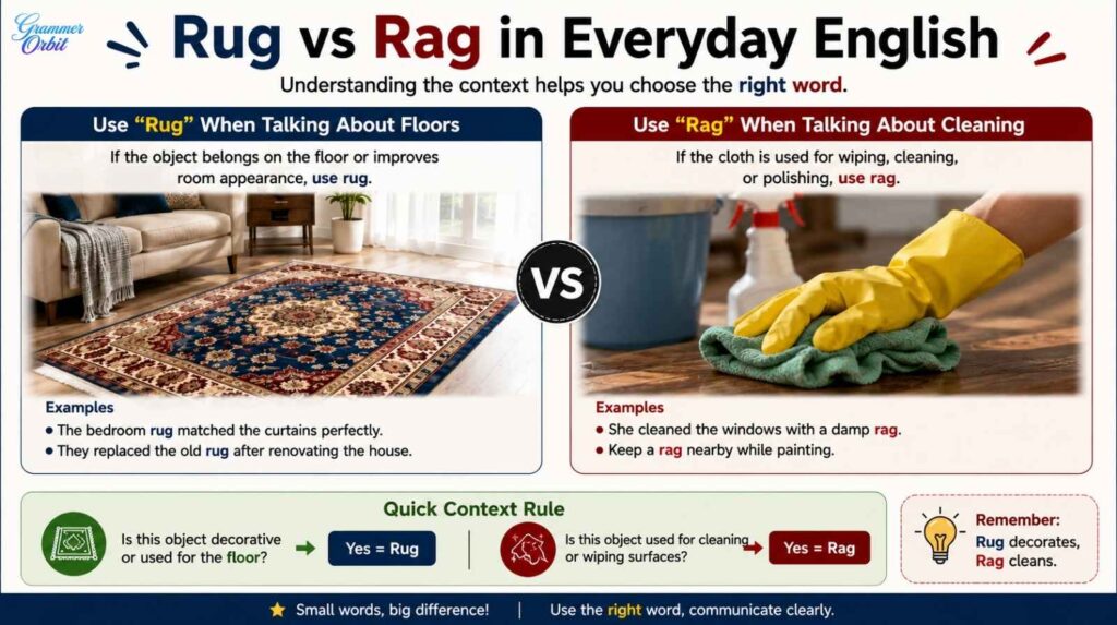 Rug vs Rag