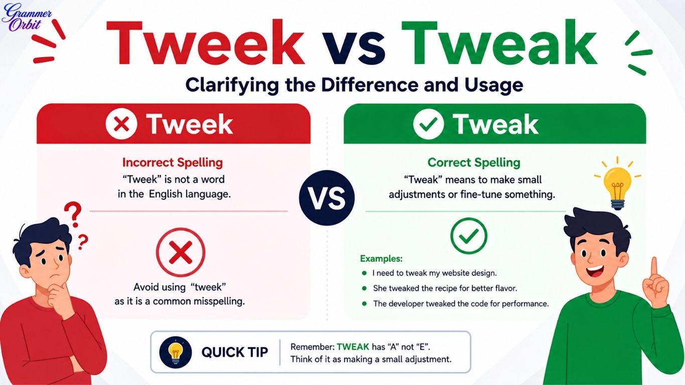Tweek vs Tweak