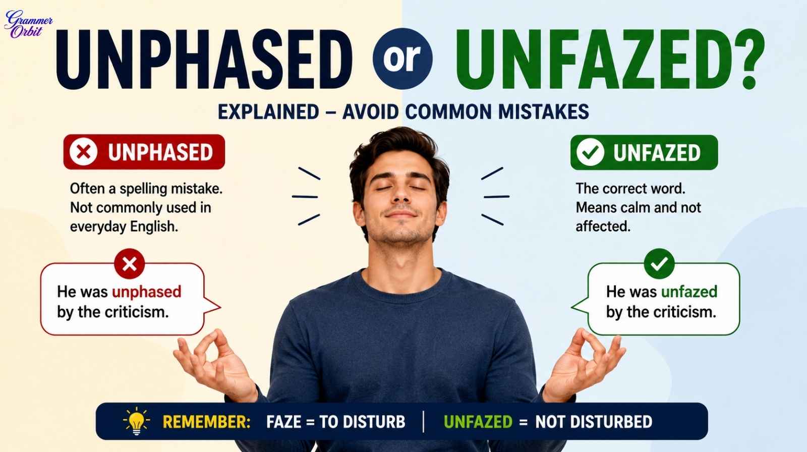Unphased or Unfazed