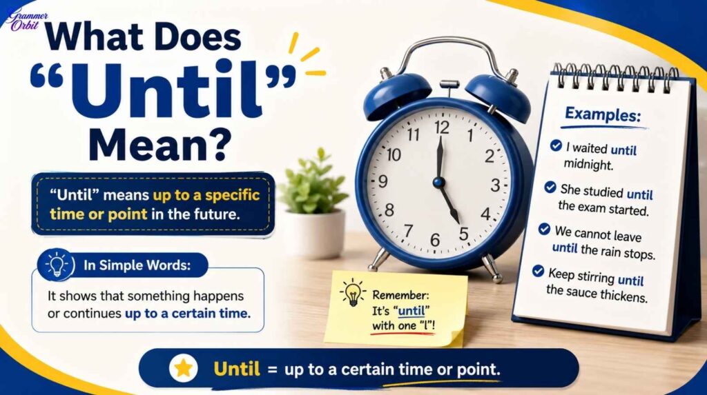 Until or Untill 