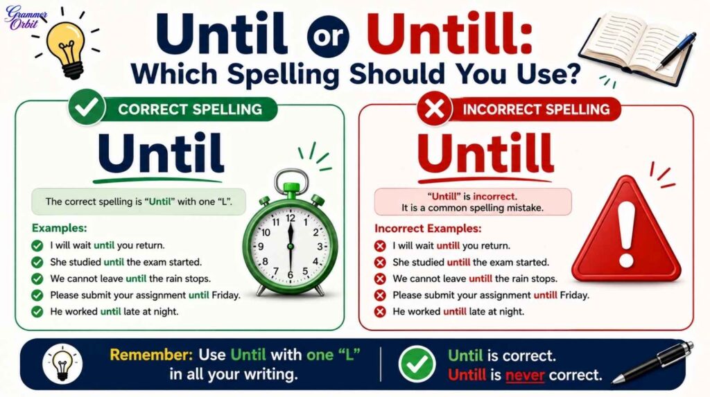 Until or Untill 