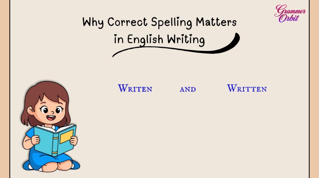 Why Correct Spelling Matters in English Writing