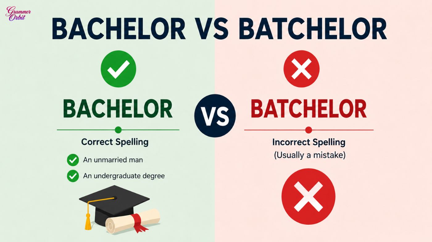 Bachelor vs Batchelor