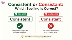 Consistent or Consistant: