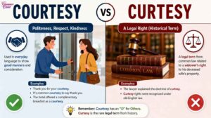 Courtesy vs Curtesy