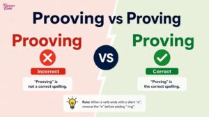 Prooving vs Proving