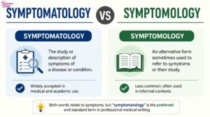 Symptomatology vs Symptomology