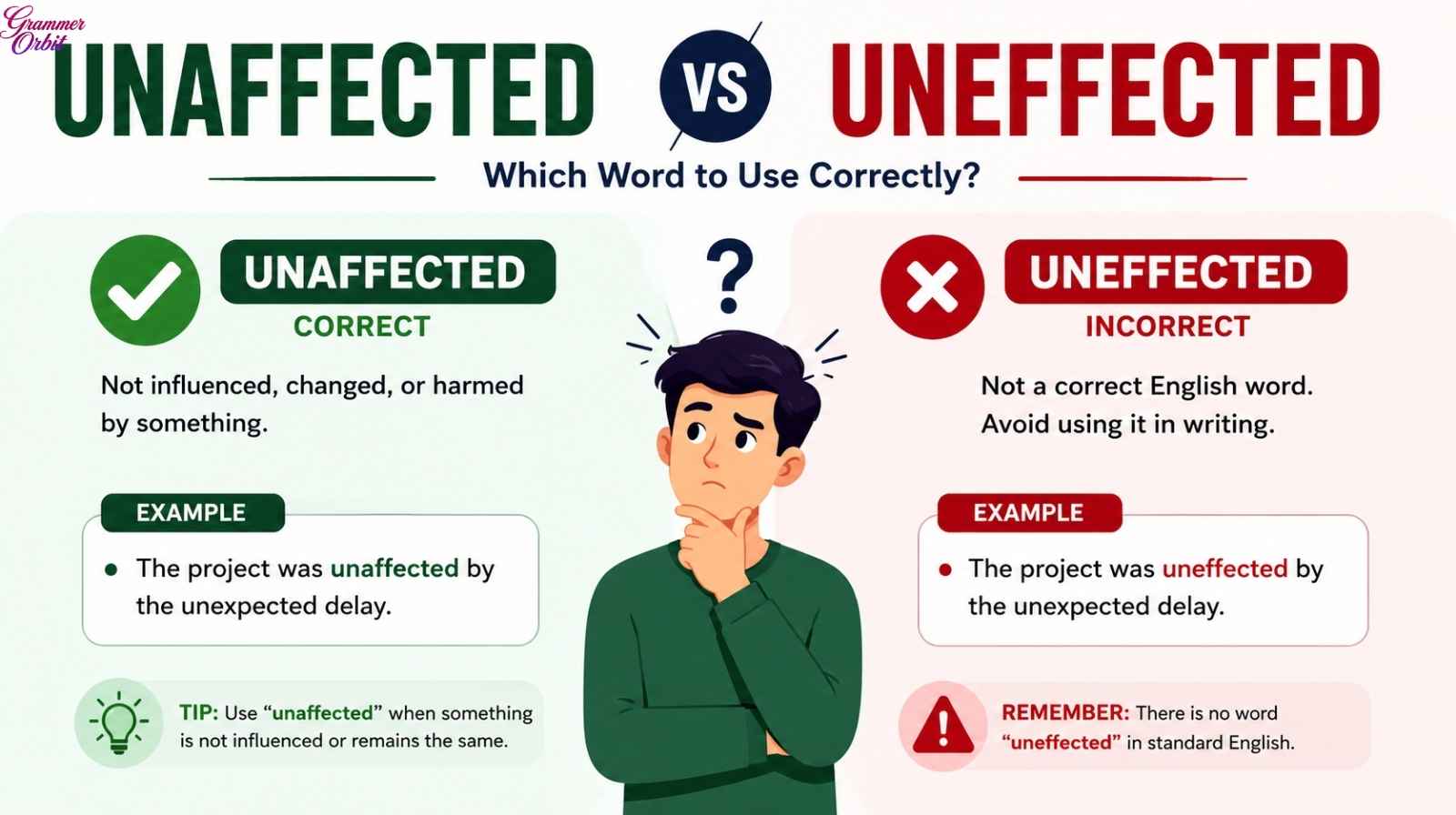 Unaffected vs Uneffected