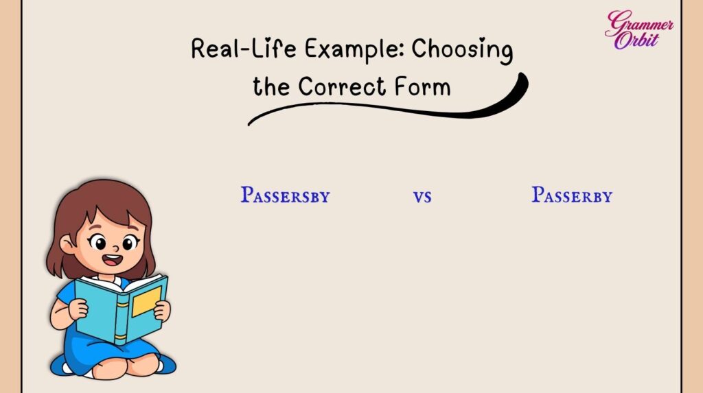 Real-Life Example: Choosing the Correct Form