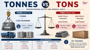 Tonnes vs Tons