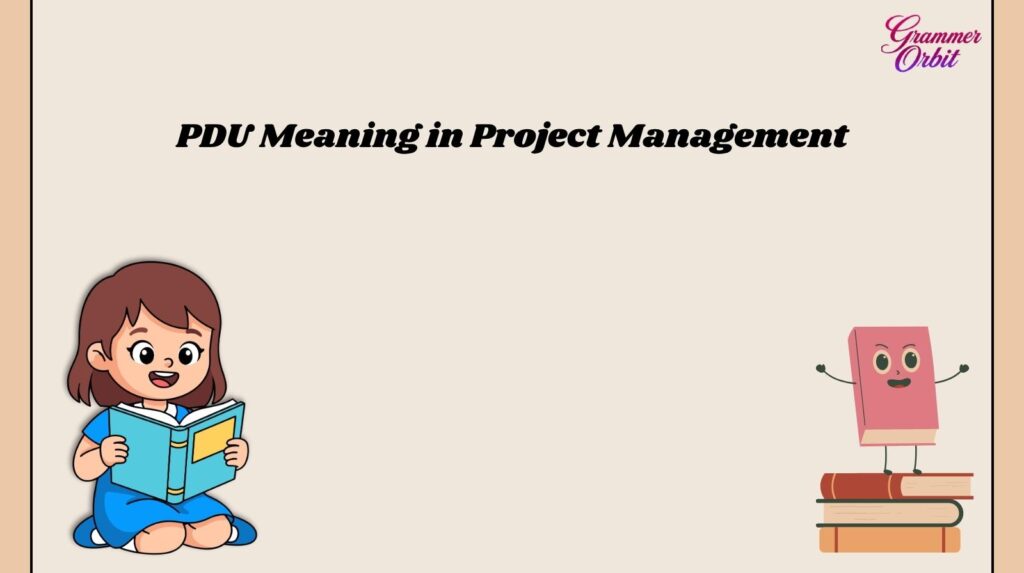 PDU Meaning