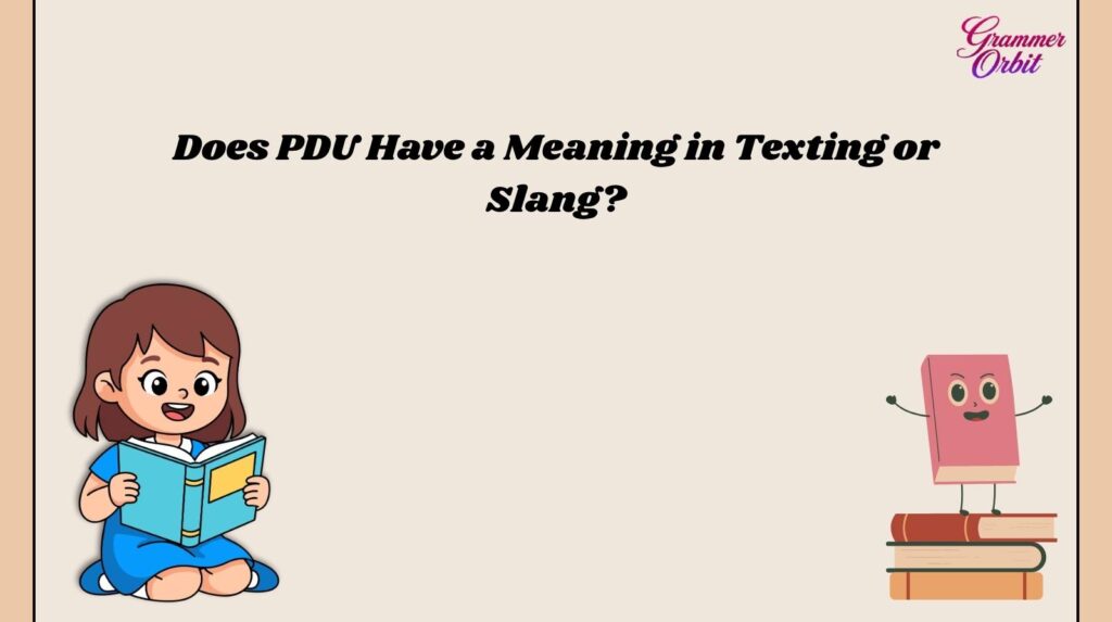 PDU Meaning