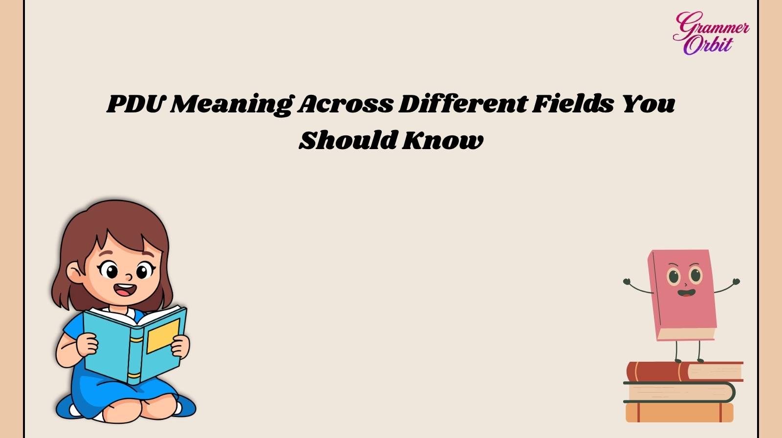 PDU Meaning